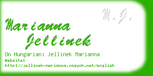 marianna jellinek business card